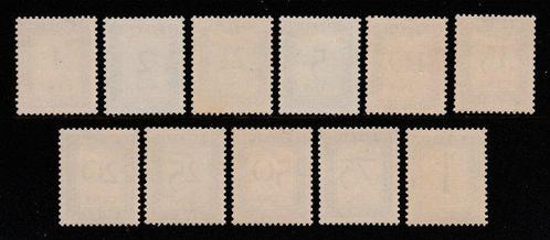 Suriname 1950 - Portzegels - NVPH P36/P46, Postzegels en Munten, Postzegels | Nederland