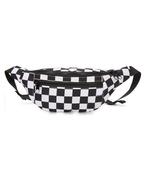 Heuptas Zwart-Wit Checkered Fanny Pack Schaakbord Blokjes He, Nieuw, Overige typen, Ophalen of Verzenden