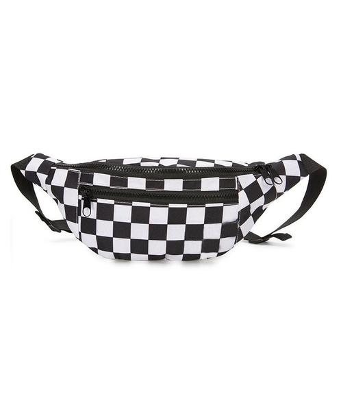 Heuptas Zwart-Wit Checkered Fanny Pack Schaakbord Blokjes He, Sieraden, Tassen en Uiterlijk, Tassen | Damestassen, Overige typen