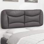 vidaXL Hoofdbordkussen Hvar 120 cm kunstleer grijs, Huis en Inrichting, Verzenden, Nieuw, Grijs, Overige materialen