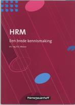 HRM Een brede kennismaking 9789006950854 R.G. Moorer, Verzenden, Zo goed als nieuw, R.G. Moorer