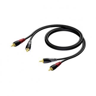 Tulp kabel | Procab | 20 meter (Stereo, 100% koper, Verguld), Audio, Tv en Foto, Audiokabels en Televisiekabels, Nieuw, Verzenden