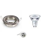 Voordeelset: LED Spot Set - GU10 Fitting - Inbouw Rond - Mat, Huis en Inrichting, Metaal of Aluminium, Nieuw, Ophalen of Verzenden