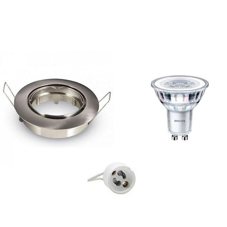 Voordeelset: LED Spot Set - GU10 Fitting - Inbouw Rond - Mat, Huis en Inrichting, Lampen | Spots, Plafondspot of Wandspot, Nieuw
