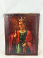 Icoon - Sint Barbara - Hout