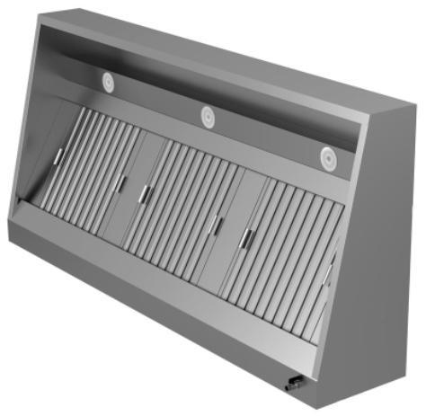 Afzuigkap | Wandmodel | 5 formaten HorecaTraders, Zakelijke goederen, Horeca | Meubilair en Inrichting, Verzenden