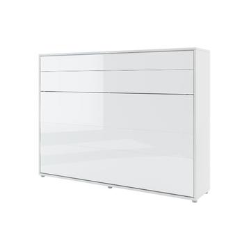 Murphy Horizontaal Opklapbed 140x200 - Wit Hoogglans beschikbaar voor biedingen