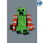 Minecraft fleece deken Creeper - 110x140 cm, Huis en Inrichting, Woonaccessoires | Plaids en Woondekens, Nieuw, Verzenden