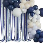 Blauwe Ballonnenboog Met Slingers 3m, Verzenden, Nieuw