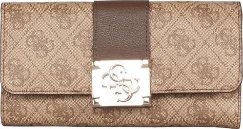 Guess Logo City Slg Pocket Trifold - Bruin, Sieraden, Tassen en Uiterlijk, Portemonnees, Verzenden
