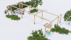 Pergola met schommel Modernplay