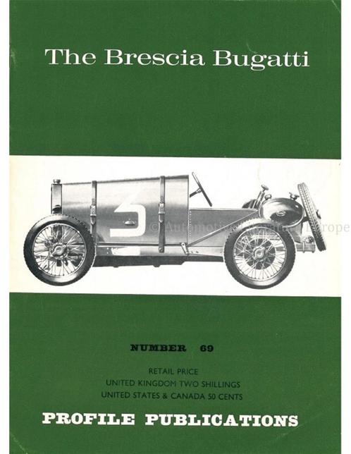 THE BRESCIA BUGATTI (PROFILE PUBLICATIONS 69), Boeken, Auto's | Boeken