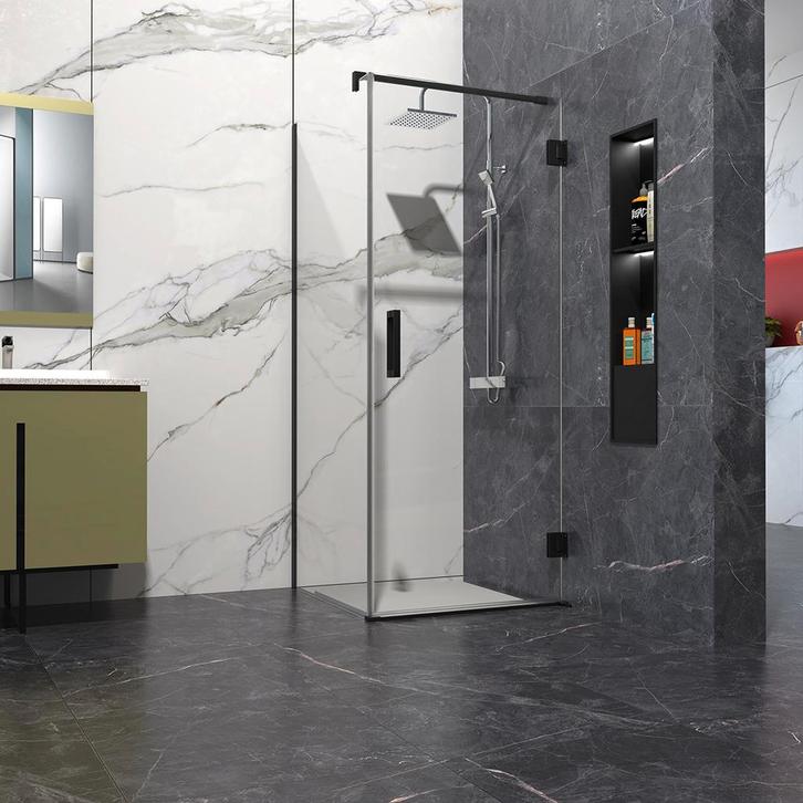 Sani Royal Douchecabine 80x120cm Anti-Kalk met, Doe-het-zelf en Verbouw, Sanitair