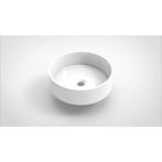 Opbouw Waskom Arcqua Case Rond 40 cm Glans Wit, Doe-het-zelf en Verbouw, Sanitair, Ophalen of Verzenden, Nieuw, Overige typen