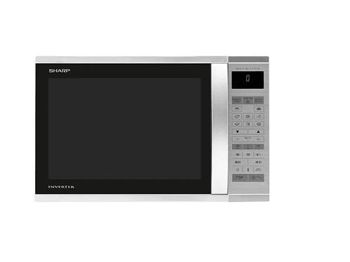 Sharp -  Combimagnetron - Zilver, Witgoed en Apparatuur, Magnetrons, 45 tot 60 cm, Vrijstaand, Draaiplateau, Nieuw, Combimagnetron