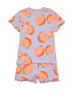 HEMA Kindershortama rib sinaasappel lila, Kinderen en Baby's, Verzenden, Nieuw