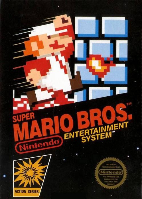 Super Mario Bros (zonder handleiding) (Nintendo (NES)), Spelcomputers en Games, Games | Nintendo NES, Gebruikt, Verzenden