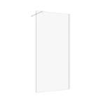 Inloopdouche 140x200 8mm Nano glas mat wit serie Silvio, Verzenden, Nieuw