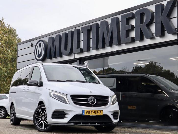 Mercedes-Benz V-Klasse 250d 4-MATIC LANG LUXE DUBBELE CABINE, Auto's, Bestelauto's, Lease, Automaat, Wit, Mercedes-Benz, Financial lease