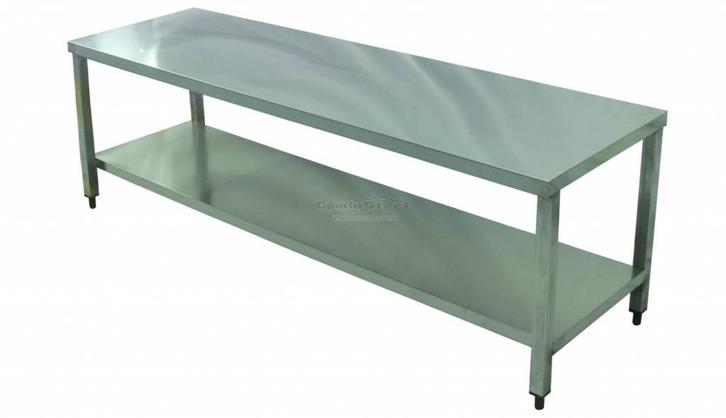 Onderstel - RVS tafel | 200 x 60 x 63,5 cm (bxdxh), Zakelijke goederen, Horeca | Meubilair en Inrichting, Verzenden