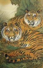 Tiger - With signature and seal  Goh - Japan (Zonder