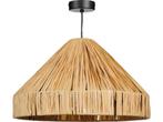 Mica Decorations Elisa Hanglamp - H24 x Ø40 cm - Raffia -, Huis en Inrichting, Lampen | Hanglampen, Verzenden, Nieuw
