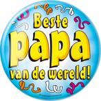 Paper Dreams - XL Button - Beste papa - Doorsnee 10 cm, Verzamelen, Speldjes, Pins en Buttons, Ophalen of Verzenden, Nieuw