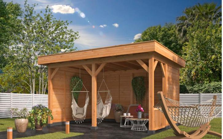 Douglas Overkapping - 400 x 300cm - Bouwpakket, Huis en Inrichting, Woonaccessoires | Overige