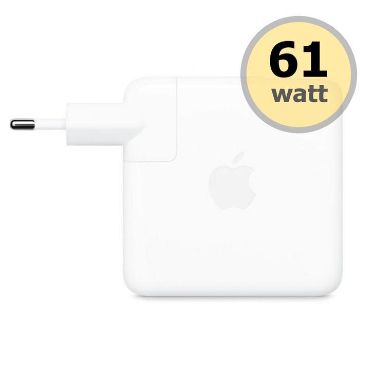 Refurbished Apple Adapter geschikt voor MacBook – USB-C 61 W, Computers en Software, Laptop-opladers, Refurbished, Ophalen of Verzenden
