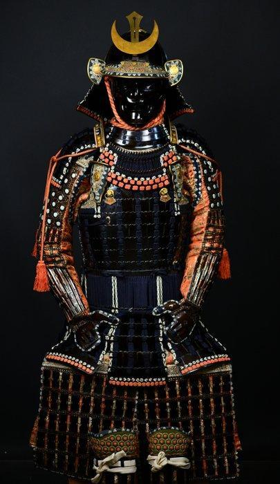 Yoroi volledig samoerai-harnas - Zijde, Koper, ijzer - Japan, Antiek en Kunst, Antiek | Overige Antiek