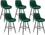 Set Van 6 Barkrukken, Barstoel, Gestoffe, Huis en Inrichting, Barkrukken, Nieuw, Verzenden