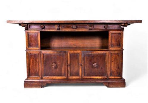Credenza - Walnoot - servante buffet, Antiek en Kunst, Antiek | Overige Antiek