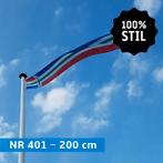 NR 401: Wimpel Groningen 100% stil-200cm (zonder stokje (met, Nieuw