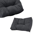 Rugkussen voor palletbank 60x40x20/10 cm donkergrijs, Huis en Inrichting, Verzenden, Nieuw