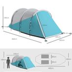 TRUUSK Tunnel Tent Voor 5 Personen, 180H X 460L X 230B Cm, U, Verzenden, Nieuw