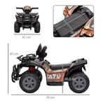 TRUUSK Mini Elektrische Quad Kinderen Elektrische ATV LED Ko, Verzenden, Nieuw