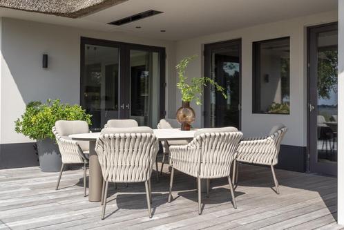 4 Seasons Outdoor Montera tuinset terre met Arizona tafel, Tuin en Terras, Tuinsets en Loungesets, Tuinset, Eettafel, Stoel, Nieuw