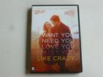 Like Crazy (DVD), Cd's en Dvd's, Dvd's | Filmhuis, Verzenden, Nieuw in verpakking