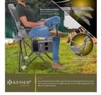 KESSER® camping ligstoel kampeerstoel 2 in 1 tot 160 kg | Op, Verzenden, Nieuw