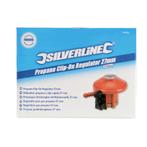 Silverline Gasdrukregelaar - 27 mm klemventiel - 37 mbar..., Caravans en Kamperen, Kampeeraccessoires, Ophalen of Verzenden, Nieuw