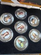 Cookeilanden. 5 Cents Indian Chiefs 7er Kollektion mit