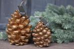 Brynxz kaars Pinecone old gold 16 cm, Huis en Inrichting, Woonaccessoires | Kandelaars en Kaarsen, Ophalen of Verzenden, Nieuw