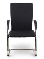 Ahrend 350 vergaderstoel, zwart-chrome, Ophalen of Verzenden, Gebruikt, Zwart