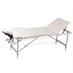 vidaXL Inklapbare massagetafel 3 zones met aluminium frame, Verzenden, Nieuw