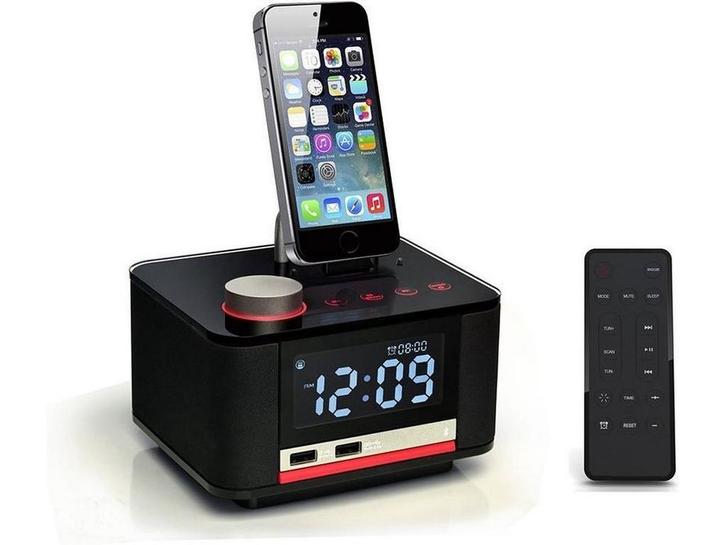 HOMTIME B11 Pro - Wekkerradio met FM en USB oplaadfunctie -, Huis en Inrichting, Woonaccessoires | Overige, Nieuw, Verzenden