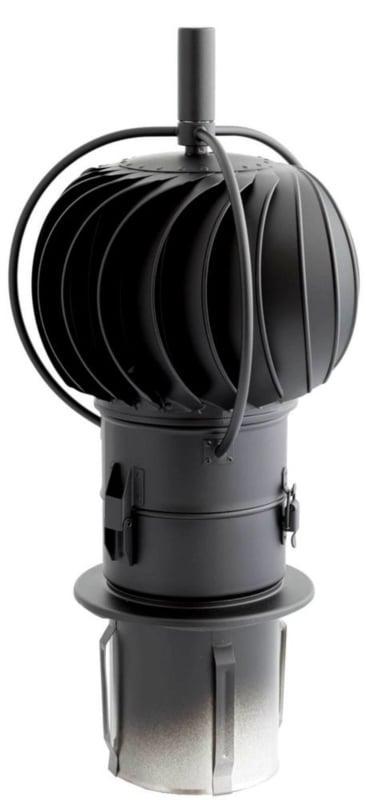 Turbowent draaikap 200 mm - ZWART, Huis en Inrichting, Haarden, Ophalen