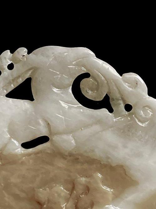 Jade plaat landschap Chinese merk FU - China - Qing Dynastie, Antiek en Kunst, Antiek | Overige Antiek