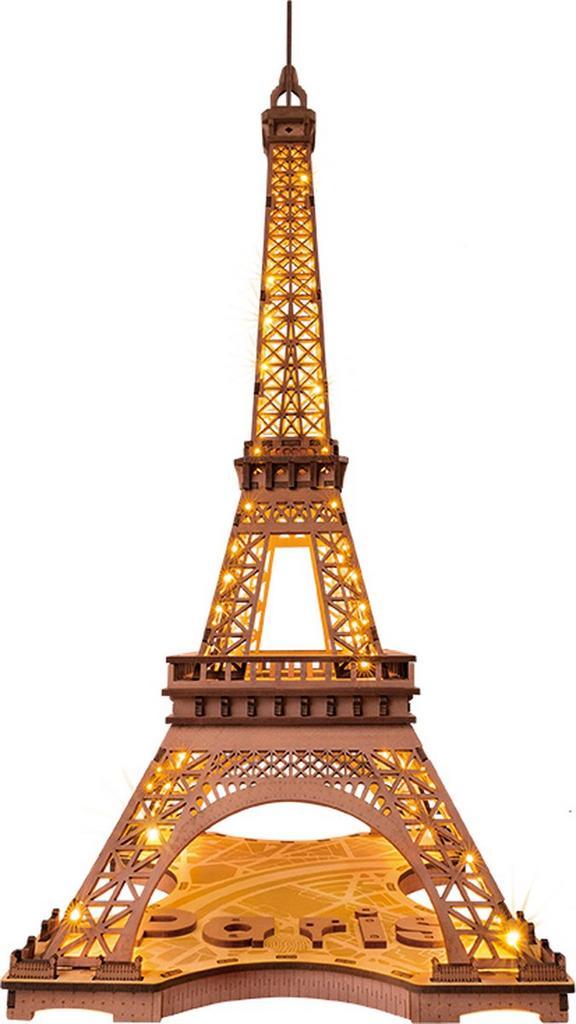Robotime Verlichte Eiffeltoren DIY Miniatuur Knutselen, Hobby en Vrije tijd, Modelbouw | Overige, Nieuw, Verzenden