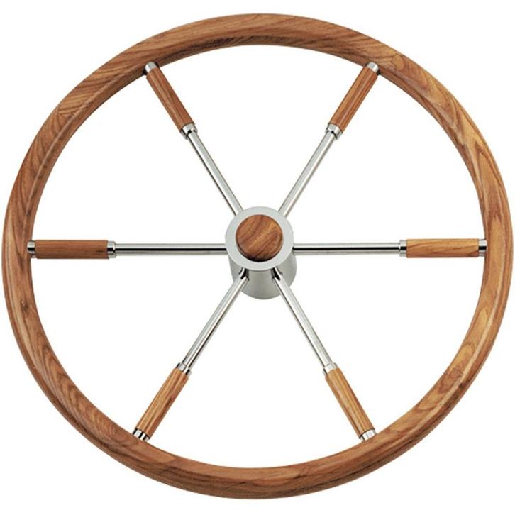 Stuurwiel Type 6 Mahonie 50 of 70 cm met Vingergrip-70 cm di, Watersport en Boten, Bootonderdelen, Nieuw, Ophalen of Verzenden