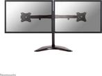 Neomounts NM-D335DBLACK monitor stand voor 2 flat screens, Verzenden, Zo goed als nieuw